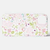 Coques Case-Mate iPhone déploiement de motif floral (Verso (horizontal))