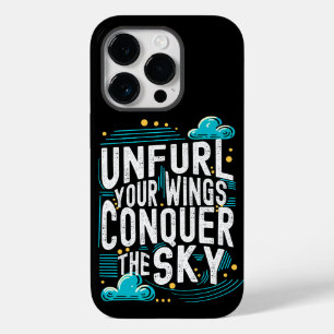 Coque Pour iPhone 14 Pro Déployez vos ailes conquérir le ciel Inspirationne