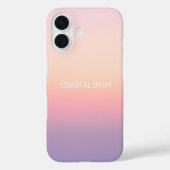 Coques Case-Mate iPhone Dérive côtière - Pastel Sunset Gradient (Verso)