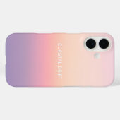 Coques Case-Mate iPhone Dérive côtière - Pastel Sunset Gradient (Verso (horizontal))