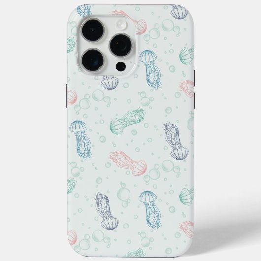 Coques Case-Mate iPhone Dérive de méduses (Verso)