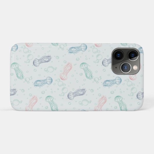 Coques Case-Mate iPhone Dérive de méduses (Dos (Horizontal))