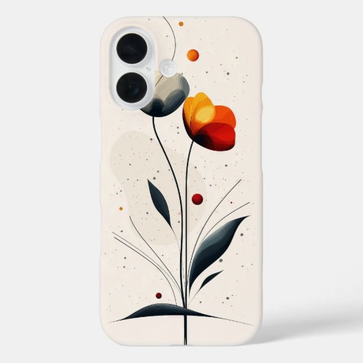 Coques Case-Mate iPhone Dérive feuille d'or (Verso)