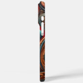Coques Case-Mate iPhone Des Aliens Mystérieux Enmêlés D'Éléments Cosmiques (Verso / Gauche)