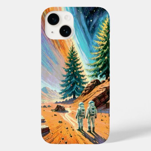 Coques Case-Mate iPhone Des astronautes explorent le paysage Alien (Verso)