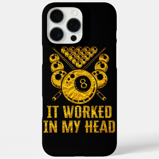 Coques Case-Mate iPhone Des Billiards Intelligents Qui Parlent De Stratégi (Verso)