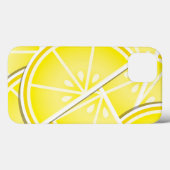 Coques Case-Mate iPhone Des coins de citron funky ! (Verso (horizontal))