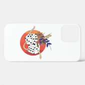 Coques Case-Mate iPhone Dés dans un univers parallèle (Verso (horizontal))