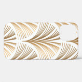 Coques Case-Mate iPhone Des éléments dorés sur un arrière - plan blanc. Ma (Verso (horizontal))