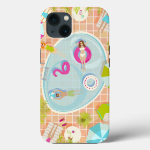 Case-Mate iPhone Case Des filles et des garçons du bikini jouant au jeu 