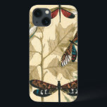 Etui iPhone 13 Des libellules colorées flottent au-dessus des Feu<br><div class="desc">D'énormes libellules flottent au-dessus des feuilles dans cette pièce de Megan Meagher. Une description séduisante de la nature. Assurez-vous de le placer sur votre mur préféré !</div>