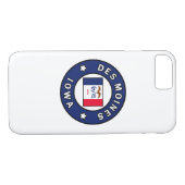 Coques Case-Mate iPhone Des Moines Iowa (Dos (Horizontal))