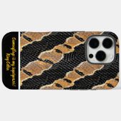 Coques Case-Mate iPhone Des motifs complexes de peaux de serpent muées en (Verso (horizontal))