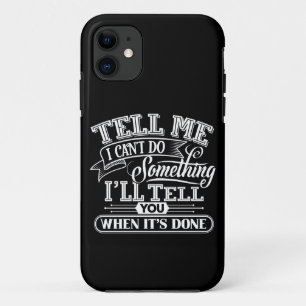 Case-Mate iPhone Case Des mots de motivation - dites-moi que je ne peux