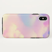 Coques Case-Mate iPhone Des nuages pastel dans des teintes douces (Dos (Horizontal))