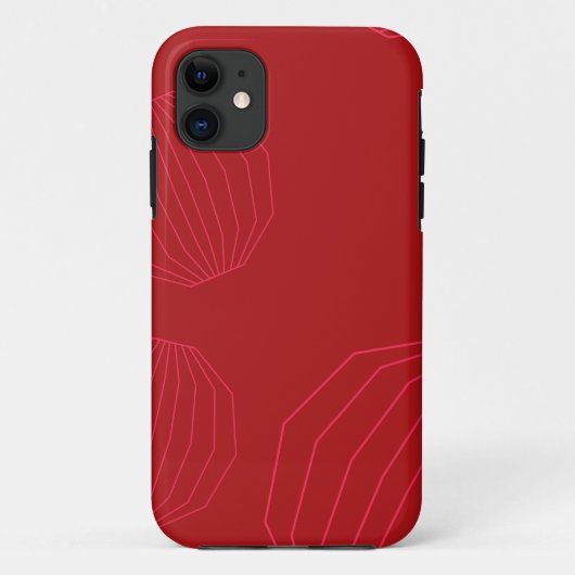 Coques Case-Mate iPhone Des ornements de Noël simples, modernes et fluides (Dos)