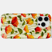 Coques Case-Mate iPhone Des pavots brillants (Verso (horizontal))