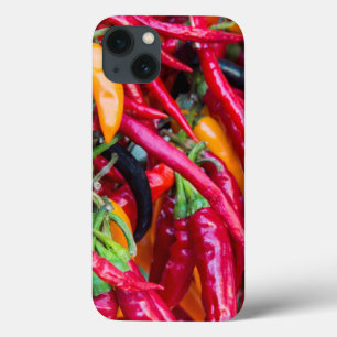 Coques Pour iPhone Des Peppers Chauds Au Marché Des Agriculteurs De