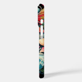 Coques Case-Mate iPhone Des poissons koi abstraits orientaux vibrants ondu (Verso / Gauche)