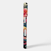 Coques Case-Mate iPhone Des poissons koi abstraits orientaux vibrants ondu (Verso / Droite)