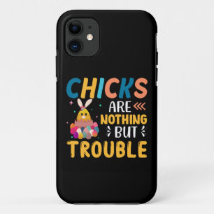 Case-Mate iPhone Case Des poussins de Pâques drôles ne sont que des ennu