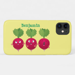 Case-Mate iPhone Case Des radis mignons chantant des légumes de dessin a