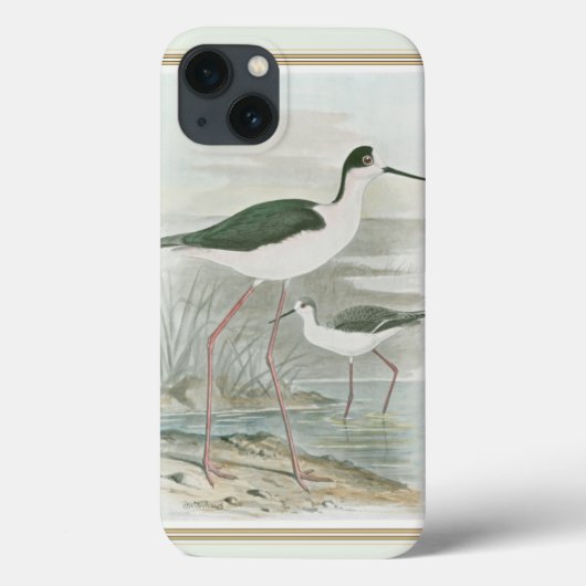 Coques Case-Mate iPhone Des tiltes noires au bord de l'eau (Verso)
