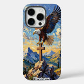 Coques Case-Mate iPhone Descente divine : Aigle en croix (Verso)