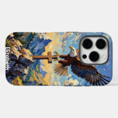 Coques Case-Mate iPhone Descente divine : Aigle en croix (Verso (horizontal))