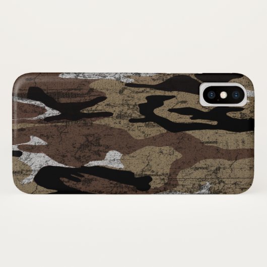 Coques Case-Mate iPhone Désert affligé Camo (Dos (Horizontal))