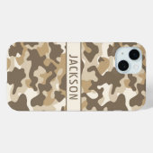Coques Case-Mate iPhone Desert Camouflage Personalized (Verso (horizontal))