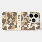 Coques Case-Mate iPhone Desert Camouflage Personalized (Verso (horizontal))