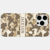Coques Case-Mate iPhone Desert Camouflage Personalized (Verso (horizontal))
