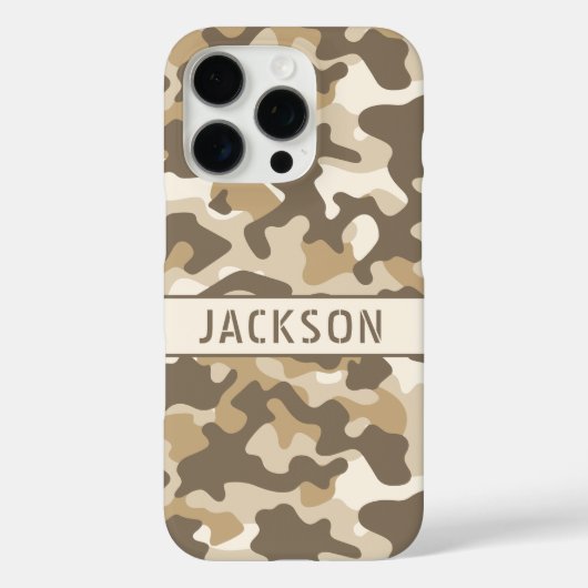 Coques Case-Mate iPhone Desert Camouflage Personalized (Verso)