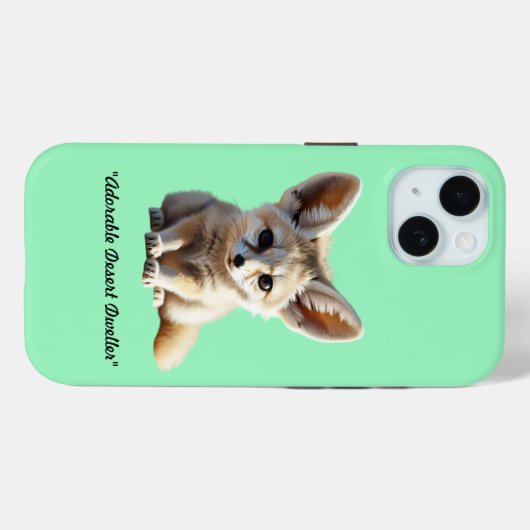 Coques Case-Mate iPhone "Desert Fox Magic" (Verso (horizontal))