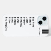 Coques Case-Mate iPhone Désert Lieux Personnalisés Voyage Inspiré (Verso (horizontal))