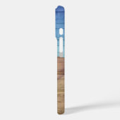 Coques Case-Mate iPhone Desert Sand Dunes Beautiful Blue Sky On Wood Grain (Verso / Gauche)