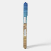 Coques Case-Mate iPhone Desert Sand Dunes Beautiful Blue Sky On Wood Grain (Verso / Droite)