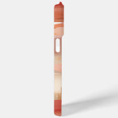 Coques Case-Mate iPhone Desert Sunset Abstrait Floral Nom personnalisé (Verso / Droite)