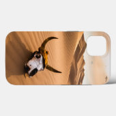 Coques Case-Mate iPhone Deserts | Cow Skull Rippled Sand Dunes (Verso (horizontal))