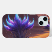 Coques Case-Mate iPhone Desierto místico con ciudad futurista (Verso (horizontal))