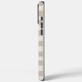 Coques Case-Mate iPhone Design à carreaux minimal beige (Verso / Gauche)