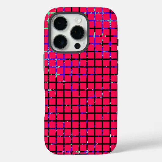 Coques Case-Mate iPhone Design À damiers Motif chic (Verso)
