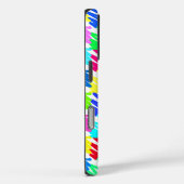 Coques Case-Mate iPhone Design À damiers Motif coloré (Verso / Droite)