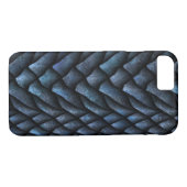 Coques Case-Mate iPhone Design à échelle Dragon Bleu (Dos (Horizontal))