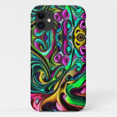 Coques Case-Mate iPhone Design Abstrait coloré (Dos)