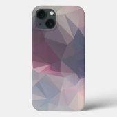 Coques Case-Mate iPhone Design Abstrait de Motif rose gris (Verso)