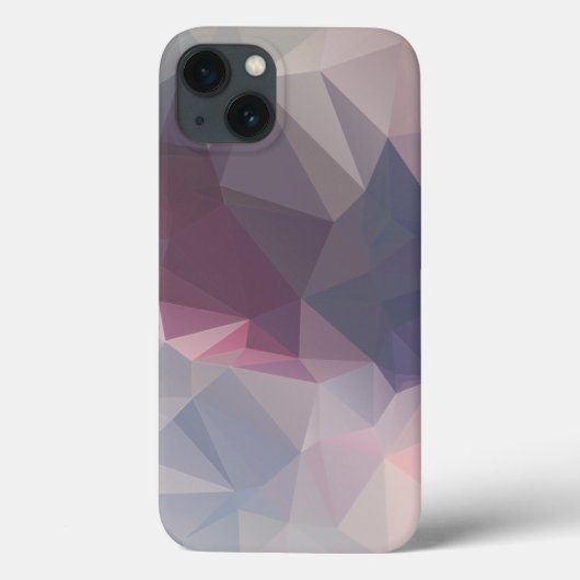 Coques Case-Mate iPhone Design Abstrait de Motif rose gris (Verso)