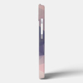 Coques Case-Mate iPhone Design Abstrait de Motif rose gris (Verso / Gauche)