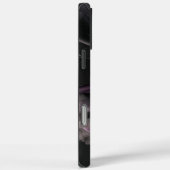 Coques Case-Mate iPhone Design abstrait élégant noir et violet (Verso / Droite)